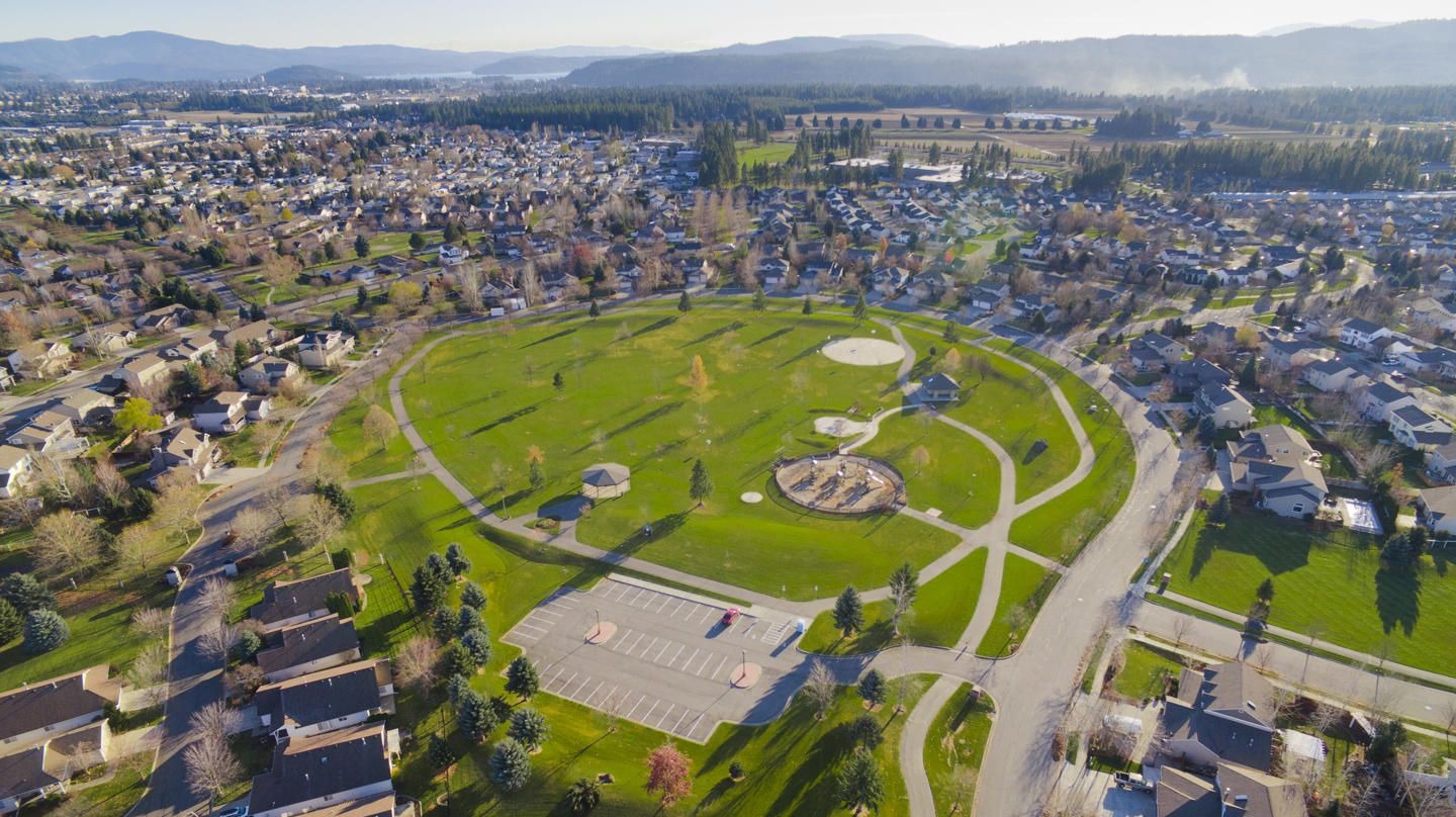 Aerial View of Coeur d'Alene Place Neighborhood Park